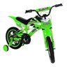 Bicicleta Unitoys Moto Cross Aro 16 Freios V-brakes Verde - 2