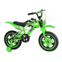 Ver imagem 1 de Bicicleta Unitoys Moto Cross Aro 16 Freios V-brakes Verde