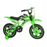 Bicicleta Unitoys Moto Cross Aro 16 Freios V-brakes Verde - 1