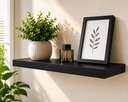 Ver imagem 1 de Prateleira MDF 30 x 15 cm Preta Eví Decor