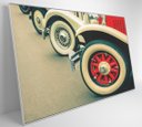 Ver imagem 2 de Quadro Rodas Carros Classicos - 120x80 Cm - Adesivo Fotográfico