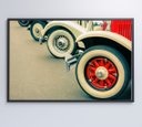 Ver imagem 1 de Quadro Rodas Carros Classicos - 120x80 Cm - Adesivo Fotográfico