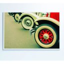 Ver imagem 4 de Quadro Rodas Carros Classicos - 120x80 Cm - Adesivo Fotográfico