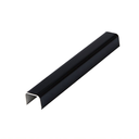 Ver imagem 1 de Perfil Listelo "u", Aço Inox 304, Brilho, Preto - 9 X 11 X 9 X 2000 Mm