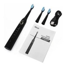 Escova Dental Elétrica Seago SG 507 - Preto - 2