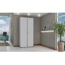 Ver imagem 2 de Armário De Aço Organizador 04 Prateleiras E Fechadura - Cinza Cristal