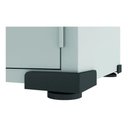 Ver imagem 4 de Armário De Aço Organizador Fechadura 03 Prateleiras 1,50m - Preto