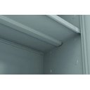 Ver imagem 6 de Armário De Aço Organizador Fechadura 03 Prateleiras 1,50m - Preto