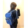 Mochila Maternidade Usb+porta Mamadeira+trocador:AZUL - 6