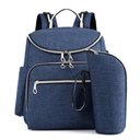 Ver imagem 1 de Mochila Maternidade Usb+porta Mamadeira+trocador:AZUL