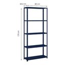 Ver imagem 3 de Estante De Aço Multiuso De 05 Prateleiras - Azul