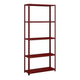 Estante de Aço Multiuso de 05 Prateleiras - Vermelho - 1