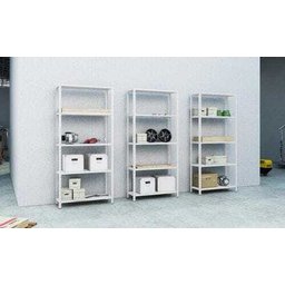Estante De Aço Multiuso De 05 Prateleiras - Branco - 5