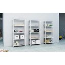 Ver imagem 5 de Estante De Aço Multiuso De 05 Prateleiras - Branco