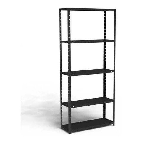 Estante de Aço Multiuso de 05 Prateleiras - Preto