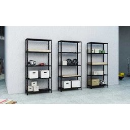 Estante de Aço Multiuso de 05 Prateleiras - Preto - 6