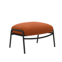 Ver imagem 4 de Kit Poltrona Cadeira Decorativa + Puf Serrana Zahav Estofado:bouclé Terra Cota Courino
