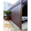 Ver imagem 2 de Toldo Cortina Marrom - 2,10m x 2,90m - kit completo