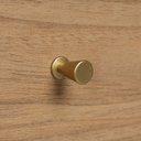 Ver imagem 6 de Mesa de Cabeceira Maya 2 Gavetas 43 Cm X 40 Cm Tauari/dourado