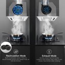 Ver imagem 3 de Coifa Embutida Amzchef 30 900 Cfm com Controle de Gestos e 9 Velocidades