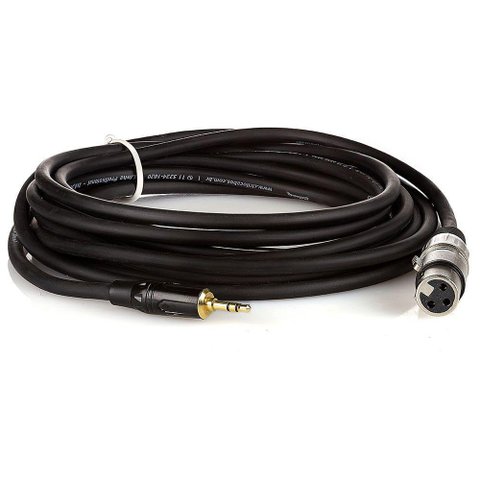 Cabo Profissional Xlr Fêmea para P2 Macho Estereo - 1 Metro