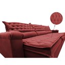 Ver imagem 4 de Sofá Retrátil e Reclinável 3.82m Molas Ensacadas Cama inBox Botonê Espuma Viscoelástico