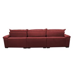 Sofá Retrátil e Reclinável 3.82m Molas Ensacadas Cama inBox Botonê Espuma Viscoelástico - 6