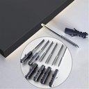 Ver imagem 5 de Prateleira Flutuante para Sala Kit 3 com Suporte Invisível Cp3 Yara Preto - Lumil Lumil Móveis