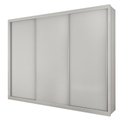 Ver imagem 1 de Guarda Roupa Casal 3 Portas 6 Gavetas - Paradizzo Gold-Branco - Móveis Novo Horizonte