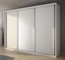 Ver imagem 2 de Guarda Roupa Casal 3 Portas 6 Gavetas - Paradizzo Gold-Branco - Móveis Novo Horizonte