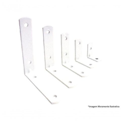 Cantoneira P/moveis Overtime Branco 1" C/20pcs