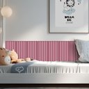Ver imagem 1 de Cabeceira Ripada Estofada 20x40:rosa