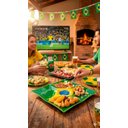 Ver imagem 5 de Petisqueira Grande com Divisórias Brasil Bandeira Copa do Mundo Prato para Petiscos