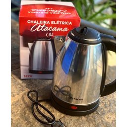 Chaleira Elétrica Inox 1.8 Lts Unitermi Atacama 220v 1800w - 4