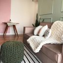 Ver imagem 4 de Manta Peseira casal 0,60x2,00m cama/sofá Maxi Tricot - MAGMA COTTON