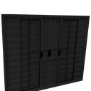 Ver imagem 5 de Veneziana 6 Folhas Aluminio Preto com Grade 1,20x1,20 Linha 18 Modular