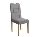 Ver imagem 4 de Conjunto Sala de Jantar Luna Kappesberg 4 Cadeiras Veludo Titanio