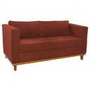 Ver imagem 6 de Kit Sofá 2 Lugares e Poltrona Europa Suede Terracota - Am Decor