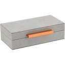 Ver imagem 4 de HOME&CO CAIXA ORGANIZADORA SINTÉTICO CINZA 3PÇ