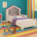 Ver imagem 1 de Cama de Criança Magia Juvenil Branco/rosa
