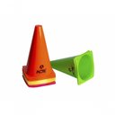 Ver imagem 3 de Kit de Cones para Treinamento de Agilidade com 10 Pecas Laranja Verde Rosa Amarelo