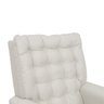 Poltrona de Amamentação Manuela com Puff Bebê Completo: Boucle Natural - 7