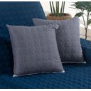 Ver imagem 3 de Protetor de Sofá 2,20m Retrátil D.f. Almofada Marinho Cinza