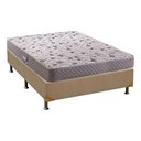 Ver imagem 1 de Cama Box Casal: Colchão Anatômico Herval D28/AG65 Black + Base CRC Suede Clean(138x188)