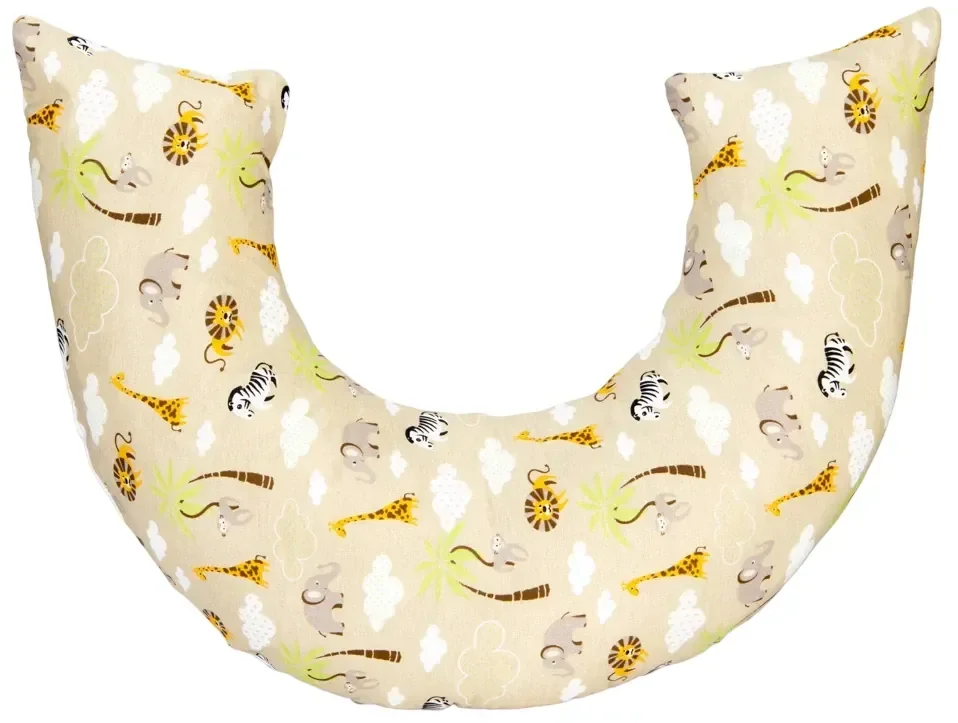 Capa de Almofada Amamentação - Safari Caqui