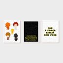 Ver imagem 1 de Kit Três Quadros Star Wars KID
