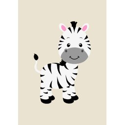Kit Três Quadros Safari Leão, Girafa e Zebra - 3