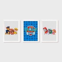 Kit Três Quadros Patrulha Canina - Paw Patrol - 1