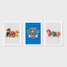 Kit Três Quadros Patrulha Canina - Paw Patrol - 1