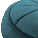 Ver imagem 4 de Puff da Vinci 65 Cm Palito Suede Slk Decor Marinho Amara Azul Turquesa